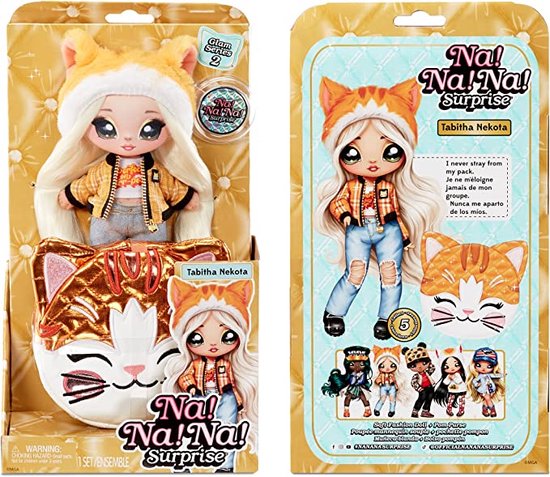 Na! na! na! surprise 2-in-1 fashion doll and purse glam series 2