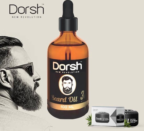 Dorsh New Revolution Baardolie 3in1 100% Natuurlijk Herbal - 100ml
