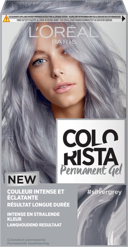 L’Oréal Paris Colorista Permanent Gel Permanente Haarkleuring - Silver Grey