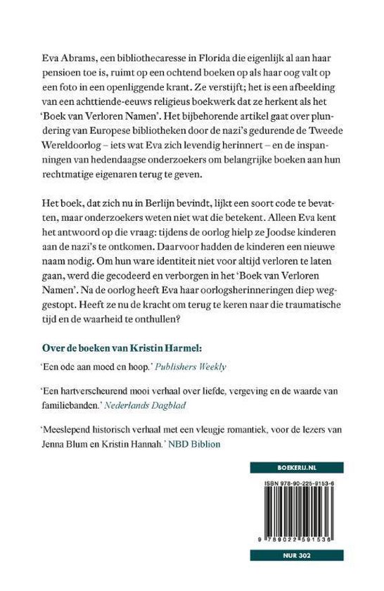 Het boek van verloren namen - Boek