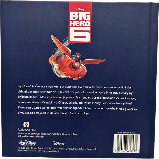 Disney - Big Hero 6 - Luister CD -