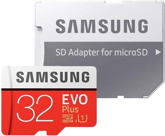 Samsung Evo+ 32GB Micro SDHC class 10 - met adapter