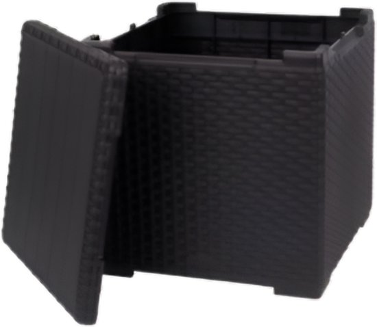 Allibert 2-in-1 Opbergbox en Tafeltje - 37 x 37 x 37 cm
