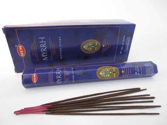 HEM Wierook - Myrrh - Slof (6 pakjes/120 stokjes)