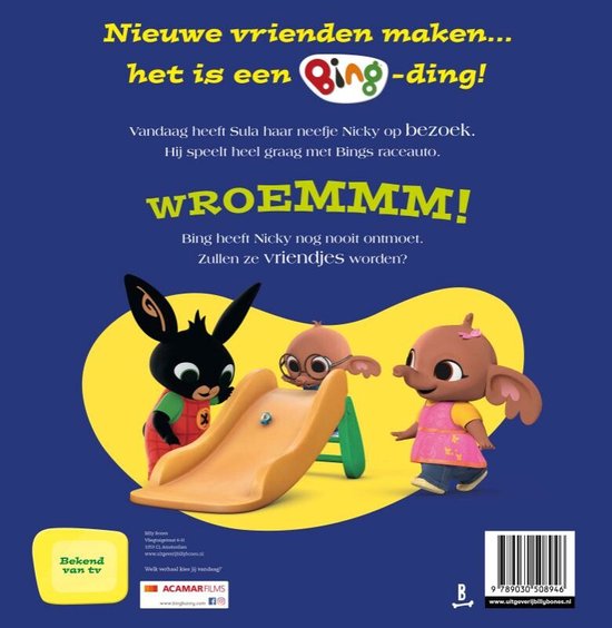 BING - Bings nieuwe vriendje - Boek