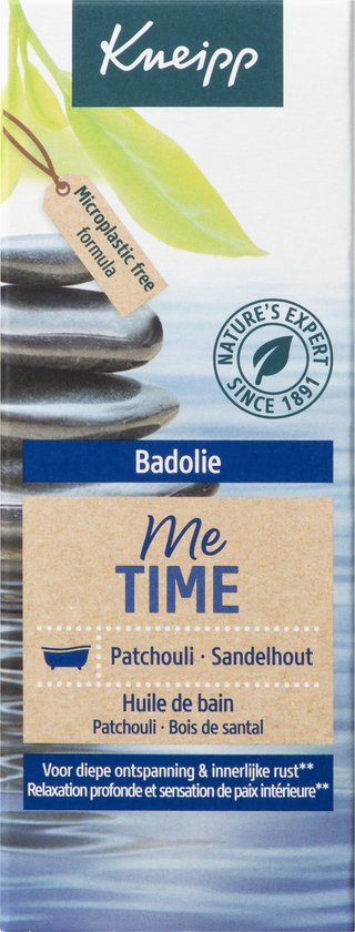 Kneipp Me-Time - Badolie - Patchouli en Sandelhout - Rust en ontspanning - Vegan - 1 st - 100 ml