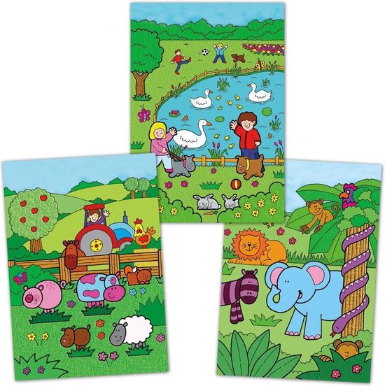 Galt Waterkleurboek Water Magic Animals - Kleurboek