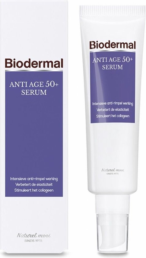 Biodermal Anti Age Gezichtserum Speciaal ontwikkeld tegen huidveroudering 50+ - 30ml