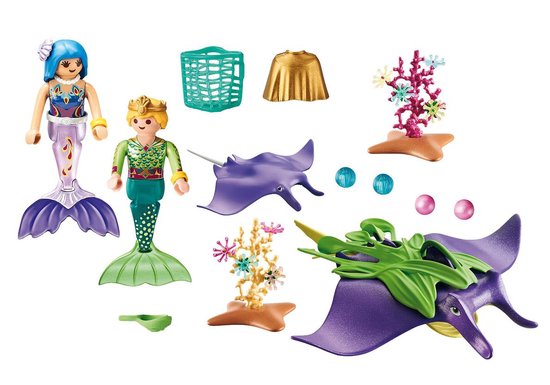 PLAYMOBIL Parelvissers met roggen - 70099