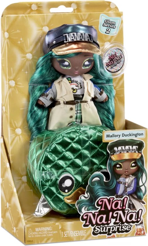 Na! Na! Na! Surprise 2-in-1 Pom Pop Mallory Duckington - Glam Serie 2 - Modepop