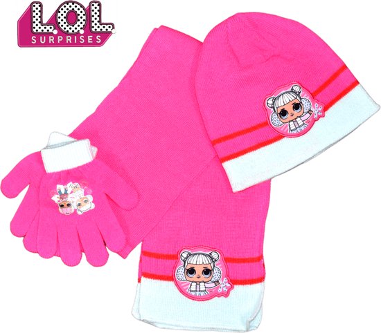 LOL Suprise Kids Winterwarm Set - 3 Delig - One Size
