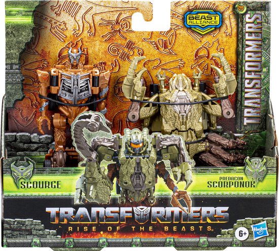 Transformers Movie Beast Alliance Combiner 2pk Scourge - Actiefiguur
