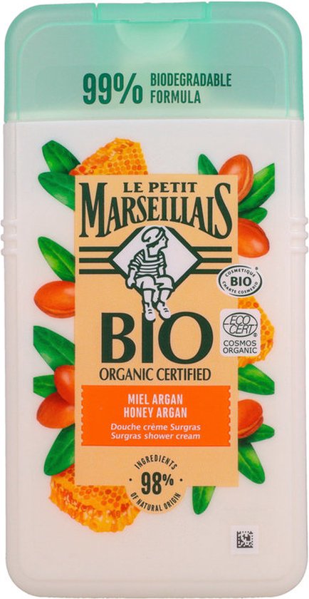 LE PETIT MARSEILLAIS BIO ARGAN HONEY DOUCHEGEL 250ml