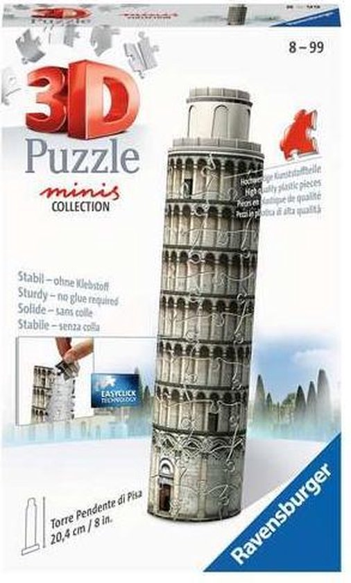 Ravensburger Mini Schiefer Turm - Pisa 3D-puzzel Gebouwen