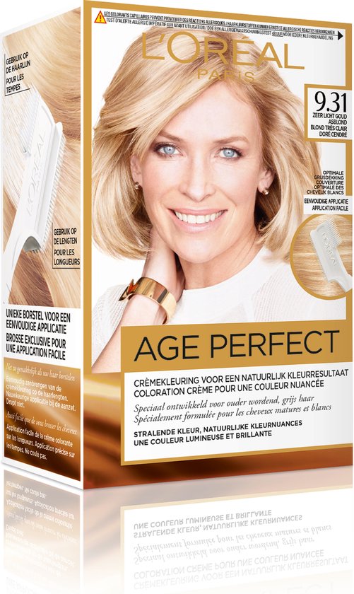 L’Oréal Paris Excellence Age Perfect Haarverf - 9.31 Zeer Licht Goud Asblond