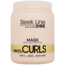 Sleek Line Waves & Curls Mask - Hloubkově hydratační maska pro kudrnaté + vlnité vlasy