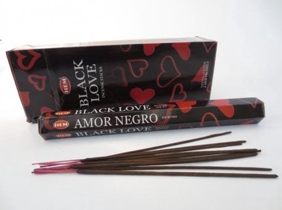 HEM Amor Negro - 120 wierook stokjes