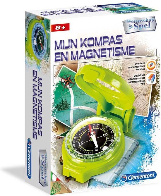 Clementoni mijn kompas en magnetisme wetenschap en spel wetenschapsspel