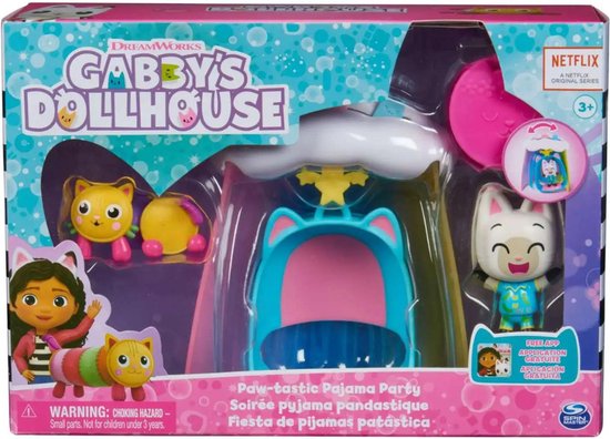 Gabby’s Dollhouse Paw-Tastic pyjamafeestje Speelfiguren Set - 3+