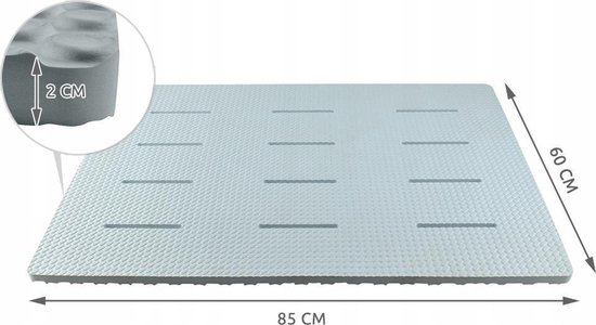 Antitril Wasmachine Mat - Anti Trillingsmat - Trilmat Dempingsmat - Trillingsdemper Mat 60x85 CM