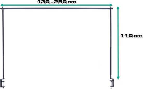 Tuintafel Tafelklem - Decoratiestang met tafelklem - Leuk voor tuinverlichting op zonneenergie - Tafeldecoratie Tafelaankleding