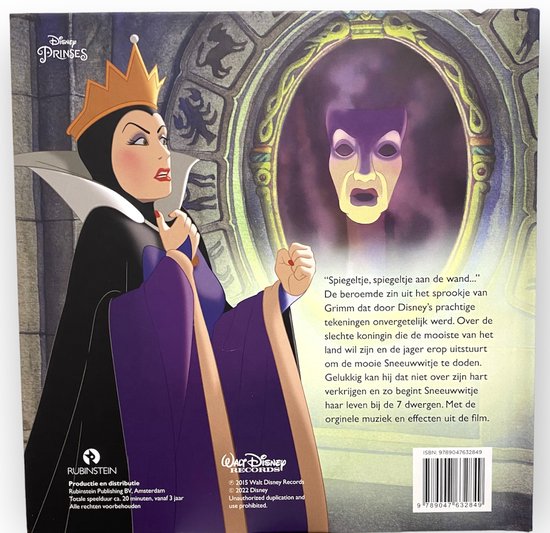 Disney Prinses - Sneeuwwitje en de Zeven Dwergen - Lees & Luisterboek