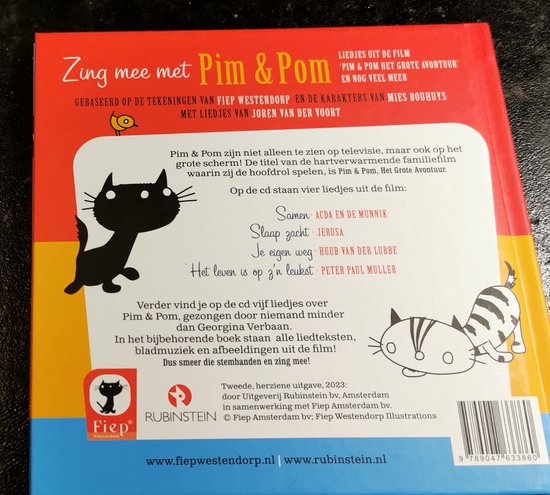 Zing mee met Pim & Pom - Boek