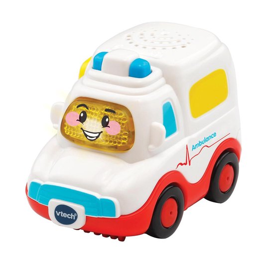 VTech Toet Toet Auto’s Amir Ambulance - Speelfiguur - Ambulance Speelgoed Auto met Geluid