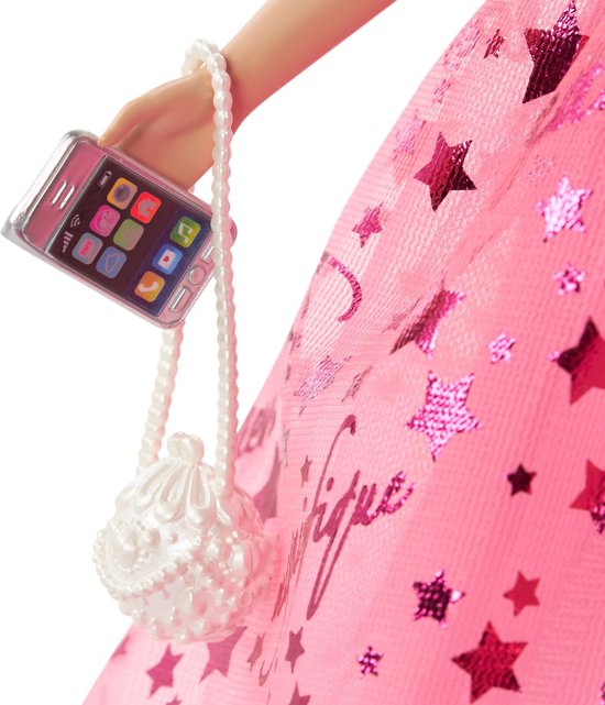 Barbie Princess Adventure Prinsessen Barbie Pop met Modieuze Accessoires