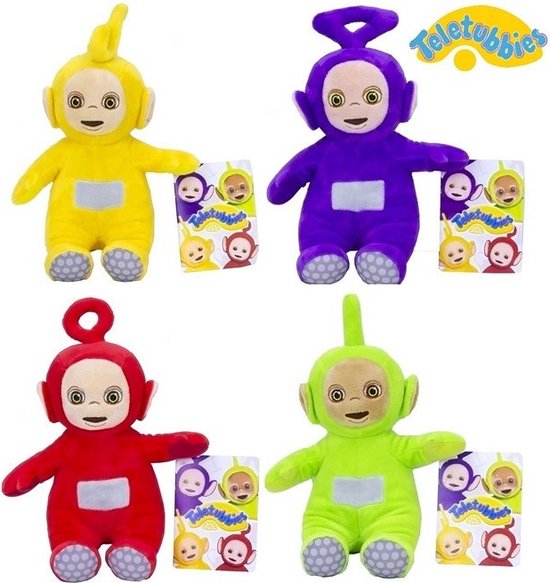 Pluche Teletubbies speelgoed knuffel Laa Laa geel 36 cm