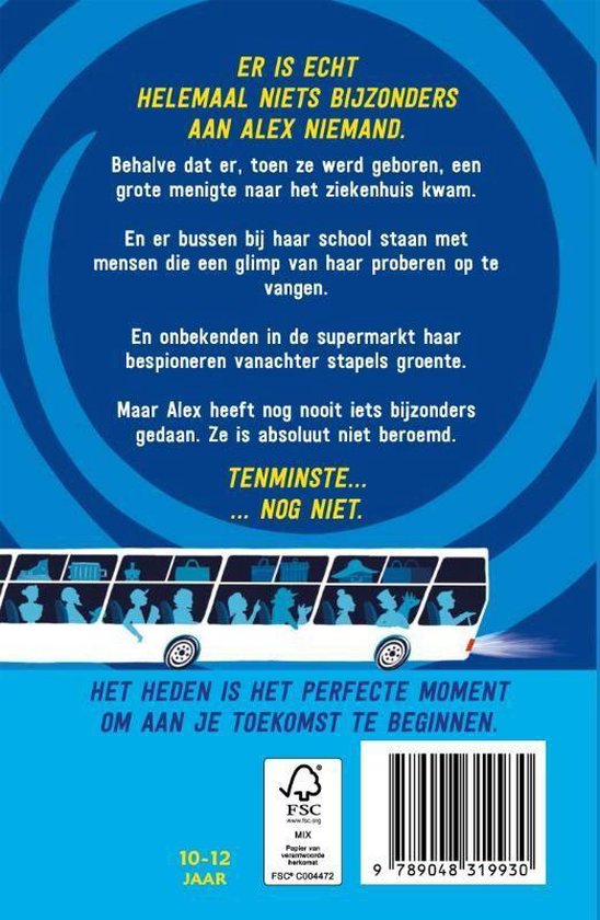 De verbazingwekkende toekomst van Alex Niemand - Boek
