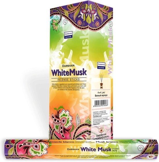 Darshan Wierook White Musk (6 pakjes)
