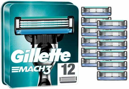 Gillette Mach3 - 12 scheermesjes