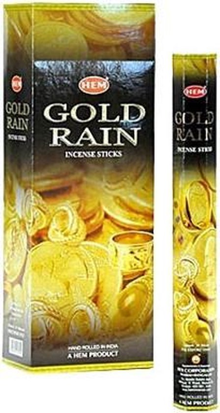 HEM Wierook Gold Rain (6 pakjes)