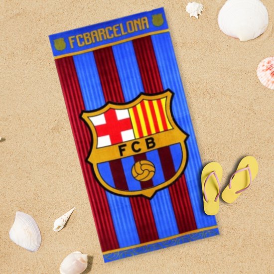 FC Barcelona Stranddoek 100% Katoen - 70 x 140 cm