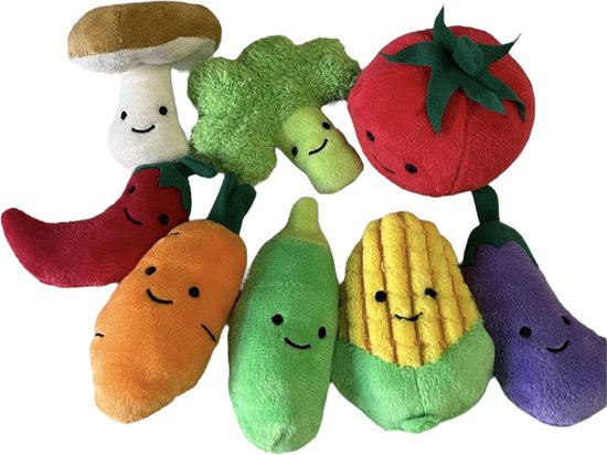 Groente Knuffels - 9 stuks - Baby knuffel - Speelgoed - Kind - cadeau