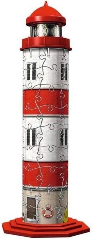 Ravensburger Mini Vuurtoren 3D-puzzel - 62 stukjes