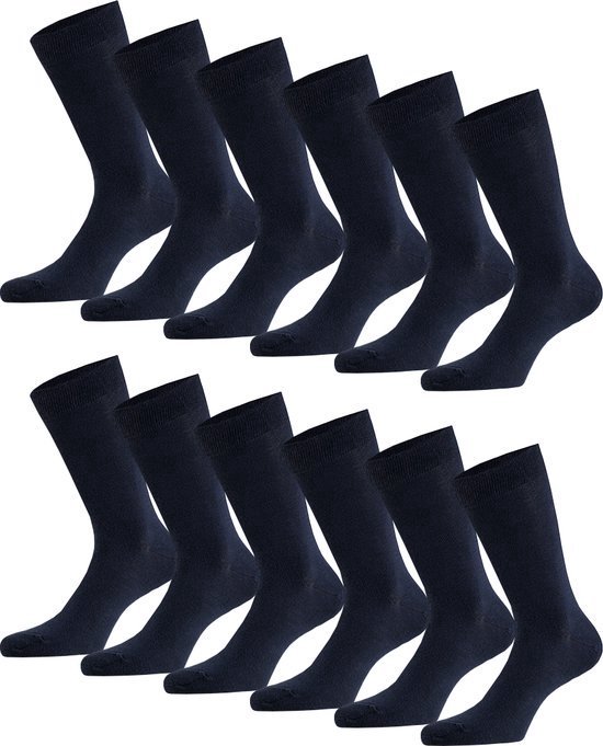Nestly - Emre Socks - 12 paar Bamboe Sokken - Bamboelo Sock - Maat 43/46 - Purper - Naadloze Sokken