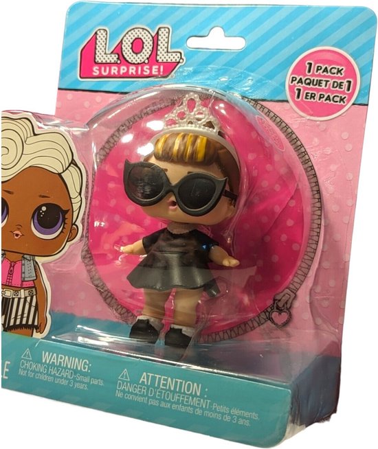 L.O.L. Surprise Baby Doll figuur - Verzamelfiguur - 8 cm - Zwart - Spaar ze allemaal