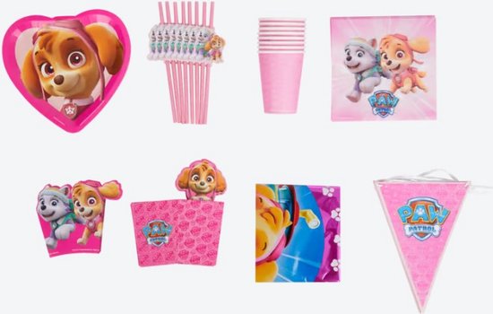 Paw Patrol Skye Feestpakket 52-delig