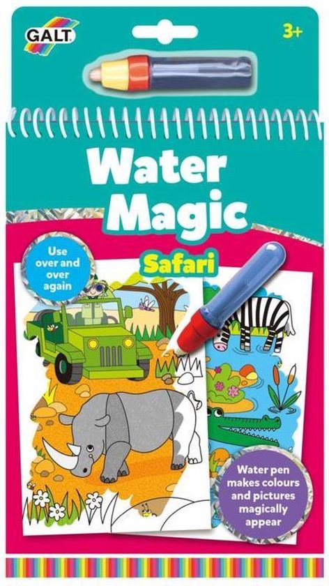 Galt Waterkleurboek Water Magic Safari - Kleurboek