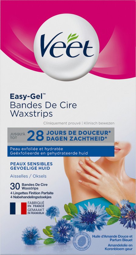 Veet Easy Gel Waxstrips - 30 Stuks