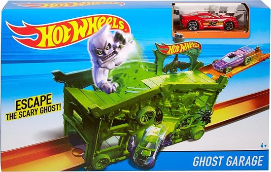 Hot Wheels Ghost Garage Racebaan - Hot wheels Autootjes Baan