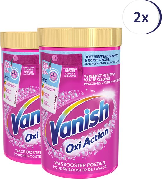 Vanish - Vanish Oxi Action Wasbooster Poeder -3 x 1Kg