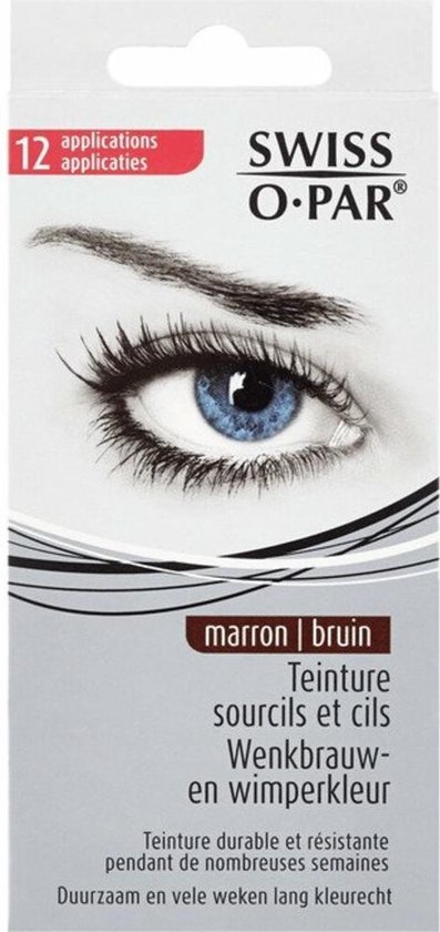 Swiss O Pair Wenkbrauw En Wimperkleur - Marron bruin