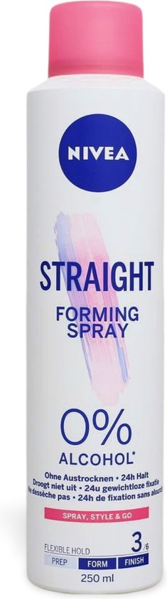 6 x Nivea Straight Forming Spray - 250ml