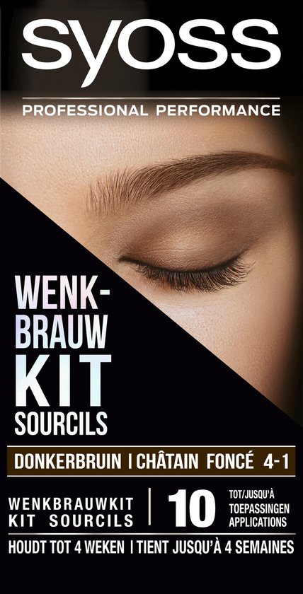 SYOSS wimper- en wenkbrauwverf Bruin