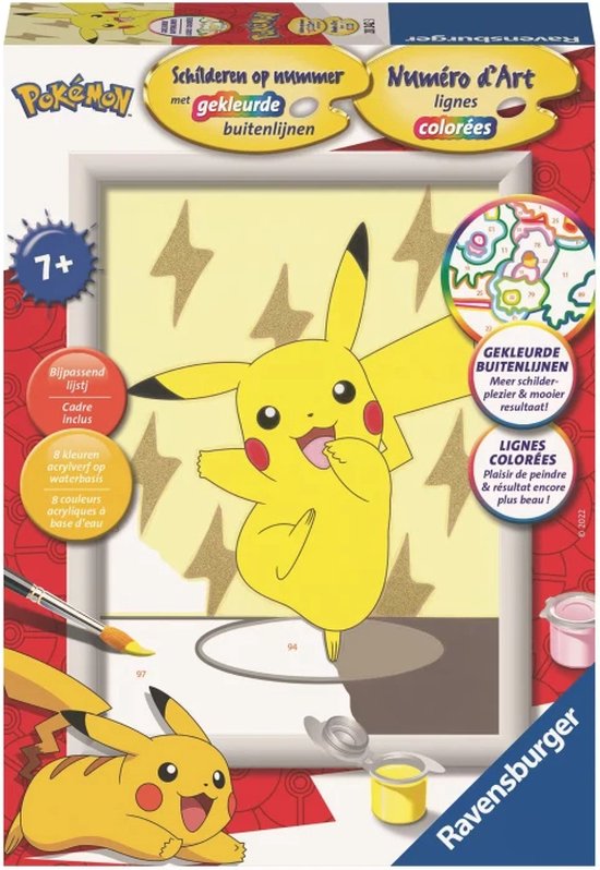 Ravensburger Pokémon - Schilderen Op Nummer