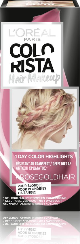 Loreal Paris Colorista Haarverf 80 ml - Rosegold