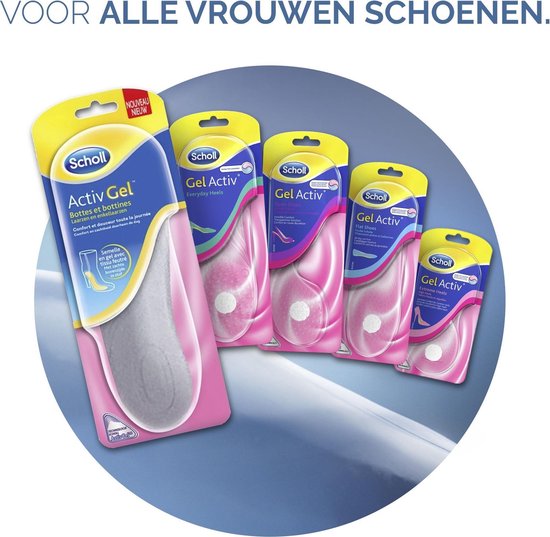 Scholl Gel Activ Inlegzolen voor Hakken - maat 35-40 - 1 paar